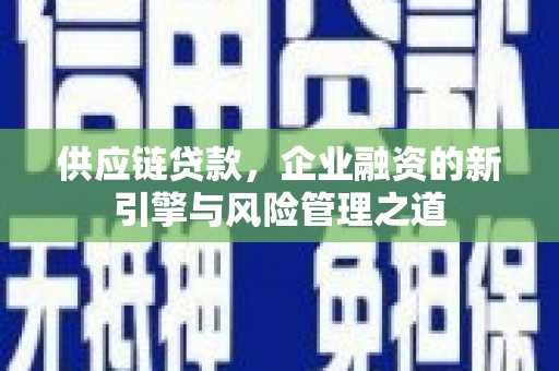 拉萨供应链贷款，企业融资的新引擎与风险管理之道