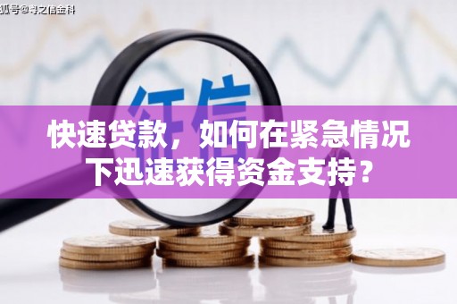 拉萨快速贷款，如何在紧急情况下迅速获得资金支持？