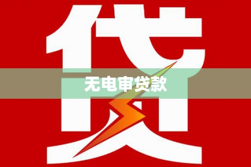拉萨无电审贷款