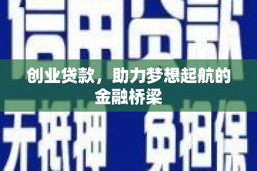 拉萨创业贷款，助力梦想起航的金融桥梁