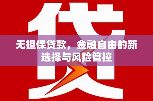 拉萨无担保贷款，金融自由的新选择与风险管控