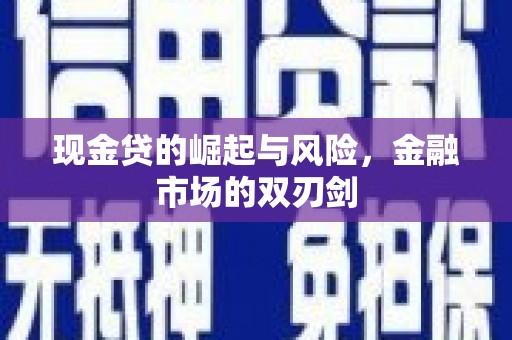 拉萨现金贷的崛起与风险，金融市场的双刃剑