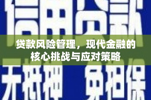 拉萨贷款风险管理，现代金融的核心挑战与应对策略