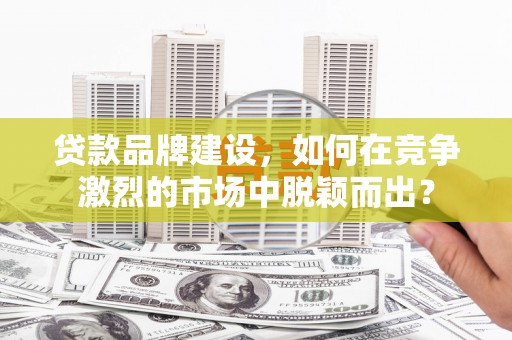 拉萨贷款品牌建设，如何在竞争激烈的市场中脱颖而出？