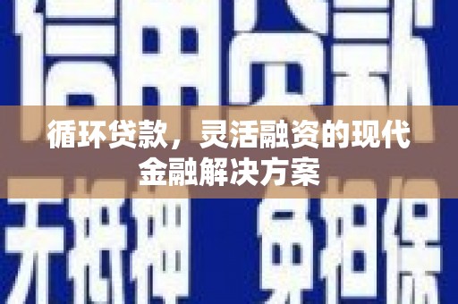 拉萨循环贷款，灵活融资的现代金融解决方案