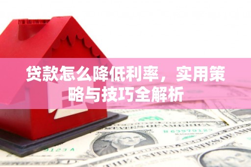 拉萨贷款怎么降低利率，实用策略与技巧全解析