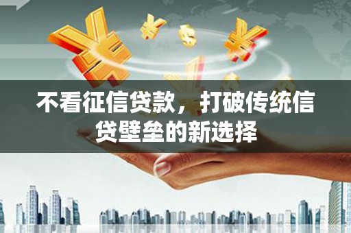 拉萨不看征信贷款，打破传统信贷壁垒的新选择