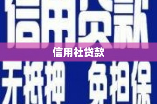 拉萨信用社贷款