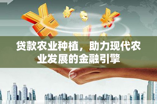 拉萨贷款农业种植，助力现代农业发展的金融引擎