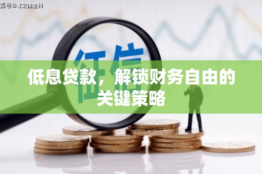 拉萨低息贷款，解锁财务自由的关键策略