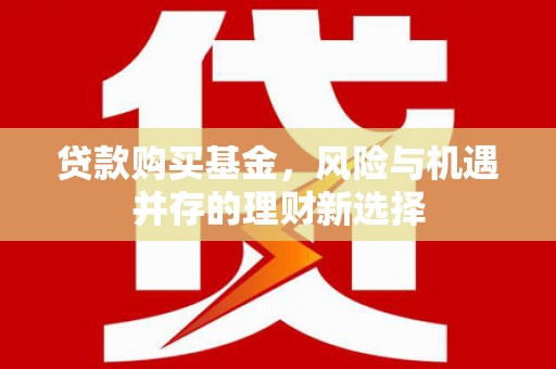 拉萨贷款购买基金，风险与机遇并存的理财新选择