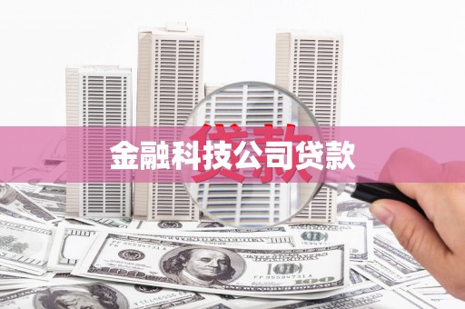 拉萨金融科技公司贷款