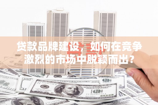 拉萨贷款品牌建设，如何在竞争激烈的市场中脱颖而出？