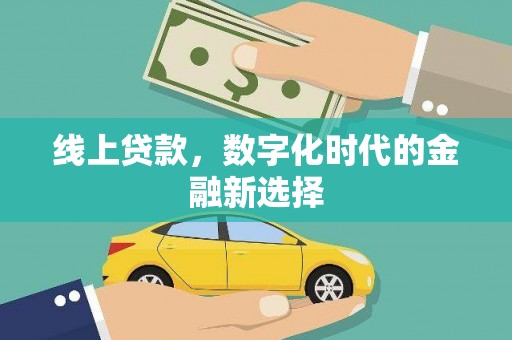 拉萨线上贷款，数字化时代的金融新选择