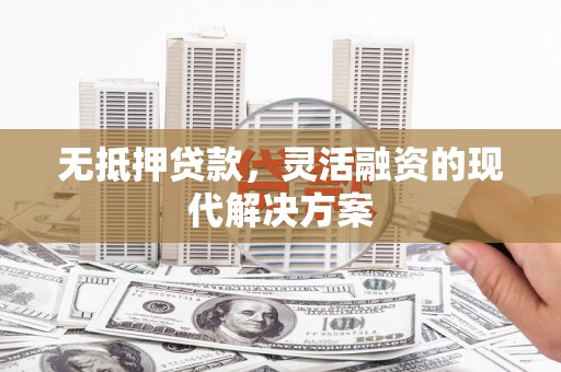 拉萨无抵押贷款，灵活融资的现代解决方案