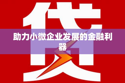 拉萨助力小微企业发展的金融利器