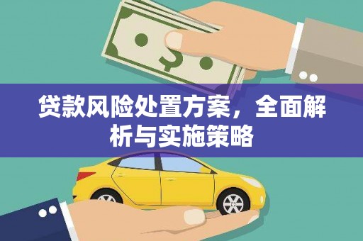 拉萨贷款风险处置方案，全面解析与实施策略