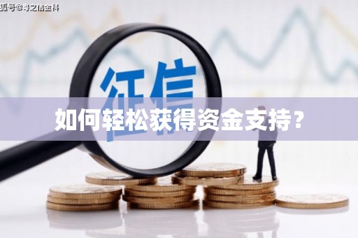 拉萨如何轻松获得资金支持？