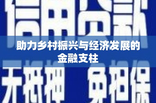 拉萨助力乡村振兴与经济发展的金融支柱
